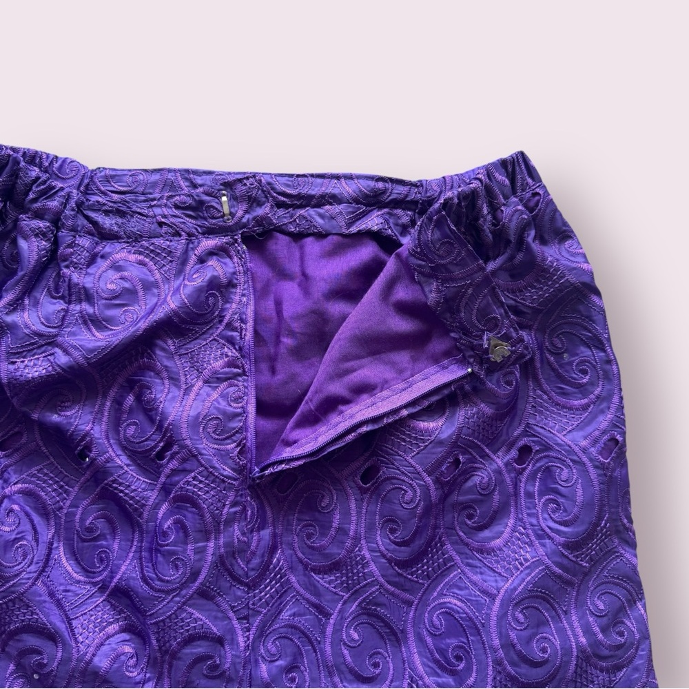 Vintage Purple Skirt Set with Top, Whimsygoth Witchcore Regency Vibes - Picture 14 of 14